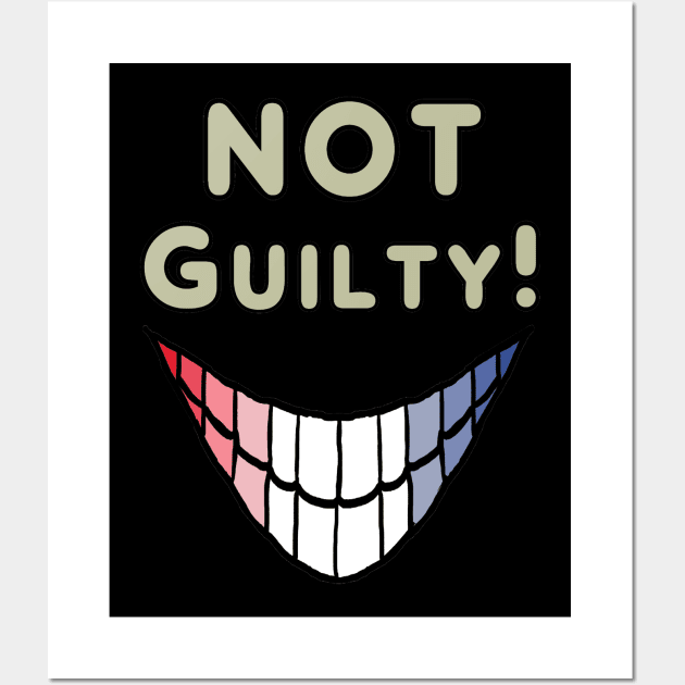 Not Guilty Wall Art by Mark Ewbie